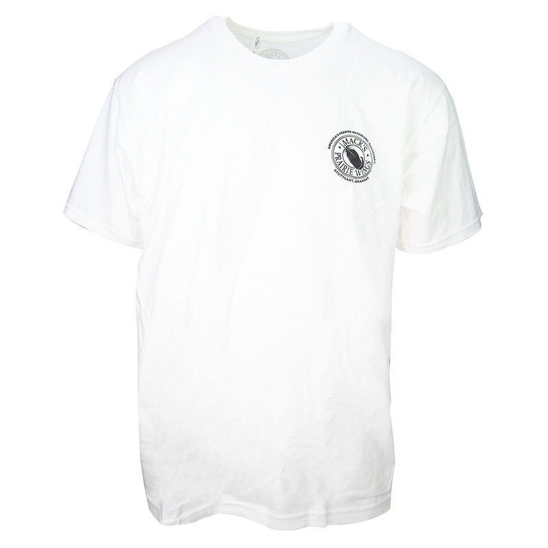 MPW Feather Logo Short Sleeve Tee in White Color